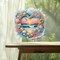 DIY Beach Diamond Art Hanging Kit for Adult,Special Shaped Rhinestone,Acrylic Diamond Art Painting Window Pendants Home Garden Wall Hanging Kits Hanging Ornament